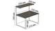 Подставка для микроволновки Kitchen K302 Ferrum-decor 590x550x350 Белый металл ДСП Дуб Сонома Трюфель 16 мм (KITCH30213) - изображение 2