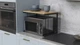 Подставка для микроволновки Kitchen K301 Ferrum-decor 400x550x350 Черный металл ДСП Дуб Артизан 16 мм (KITCH30106) - изображение 5