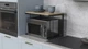 Подставка для микроволновки Kitchen K301 Ferrum-decor 400x550x350 Черный металл ДСП Дуб Сонома 16 мм (KITCH30104) - изображение 6