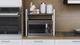 Подставка для микроволновки Kitchen K303 Ferrum-decor 500x550x350 Белый металл ДСП Сосна Кембра 16 мм (KITCH30316) - изображение 2