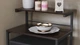 Подставка для микроволновки Kitchen K302 Ferrum-decor 590x550x350 Черный металл ДСП Венге Магия 16 мм (KITCH30203) - изображение 5