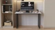 Стіл письмовий Кнап 2 Ferrum-decor 750x1000x600 Чорний метал ДСП Білий 16 мм (KNAP2001) - зображення 3