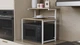 Подставка для микроволновки Kitchen K302 Ferrum-decor 590x550x350 Белый металл ДСП Дуб Сонома 16 мм (KITCH30212) - изображение 2