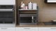 Подставка для микроволновки Kitchen K303 Ferrum-decor 500x550x350 Черный металл ДСП Бетон 16 мм (KITCH30307) - изображение 5