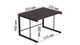 Підставка для мікрохвильовки Kitchen K301 Ferrum-decor 400x550x350 Чорний метал ДСП Венге Магія 16 мм (KITCH30103) - зображення 2