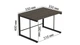 Подставка для микроволновки Kitchen K301 Ferrum-decor 400x550x350 Черный металл ДСП Дуб Сонома Трюфель 16 мм (KITCH30105) - изображение 4
