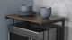 Подставка для микроволновки Kitchen K301 Ferrum-decor 400x550x350 Черный металл ДСП Дуб Сонома Трюфель 16 мм (KITCH30105) - изображение 6