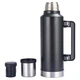 Термос для напоїв RIAS 970 Classic зі складною ручкою 1.4L Black (3_04658) - зображення 2