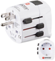 Adapter podróżny Hama World Travel Pro Light White (4047443491411) - obraz 1