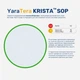 Добриво YaraTera Krista SOP ЯраТара Кріста Сульфат калію 25 кг - изображение 2