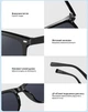 Очки Xiaomi MiJia Square Frame Polarized Sunglasses солнцезащитные Черный (MSG06GL BHR7441CN) - изображение 6