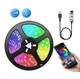 Світлодіодна стрічка RGB D-2835 USB Bluetooth LED підсвічування для телевізора та монітора з пультом д/в USB 15 метрів - зображення 2