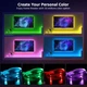 Світлодіодна стрічка RGB D-2835 USB Bluetooth LED підсвічування для телевізора та монітора з пультом д/в USB 15 метрів - зображення 4