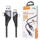 Кабель Hoco 4в1 USB/Type-C to Type-C/Lightning PD 1,2м U95 Black (U95_Multi) - изображение 3