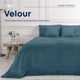 Покрывало ТЕП Velour Ромб круглый Синий Полуторное 150х210 см Двустороннее Полиэстер (2000008880800/4-00515_22872) - изображение 2