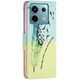 Чохол з малюнком Deexe Color Wallet для Xiaomi Redmi Note 13 Pro 4G / Poco M6 Pro - Feather and Birds - зображення 3