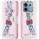 Чохол з малюнком Deexe Color Wallet для Xiaomi Redmi Note 13 Pro 4G / Poco M6 Pro - Giraffe - зображення 1