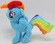 Дитяча м'яка іграшка MY LITTLE PONY Рейнбоу Деш SHANTOU плюшева герой мультсеріалу 25 см блакитний 225224070 - зображення 2
