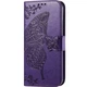 Чохол-книжка з малюнком UniCase Butterfly Pattern для Motorola Moto G84 - Dark Purple - зображення 5