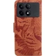 Чехол-книжка Deexe Tiger для Xiaomi Poco X6 Pro - Brown - изображение 6
