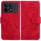 Чохол-книжка Deexe Tiger для Xiaomi Poco X6 Pro - Red - зображення 1