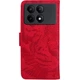 Чохол-книжка Deexe Tiger для Xiaomi Poco X6 Pro - Red - зображення 6