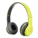 Бездротові блютуз навушники з радіо та MP3 плеєром FM Bluetooth UKC P47 зелені - зображення 1