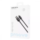 Кабель Proove Dense Metal Lightning 2.4A 1m Cable Black - изображение 5