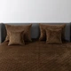 Покрывало ТЕП Velour Ромб круглый Коричневый Евро 240х260 см Двустороннее Полиэстер (2000008658560/4-00518_22406) - изображение 3