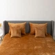 Покрывало ТЕП Velour Ромб круглый Кофейный Евро 240х260 см Двустороннее Полиэстер (2000008658317/4-00518_22390) - изображение 3