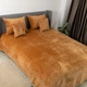 Покрывало ТЕП Velour Ромб круглый Кофейный Евро 240х260 см Двустороннее Полиэстер (2000008658317/4-00518_22390) - изображение 5