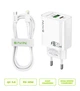 Зарядное устройство BAVIN PC939Y PD 20W Type-C USB-A (QC3.0) + кабель USB-C/Lightning White - изображение 1