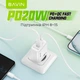 Сетевое зарядное устройство BAVIN PC939Y-CC PD 20W Type-C USB-A (QC3.0) + кабель Type-C/Type-C White - изображение 2