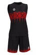 Баскетбольна форма жіноча RIGO LEGACY PRO Black-Red 3XL - зображення 1