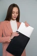 Шкіряна сумка-чохол для ноутбука 14" Apple / Asus / Dell / Lenovo / HP / Honor / Acer / Huawei / Xiaomi - (LC-16) - Чорний - изображение 2
