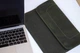 Шкіряна сумка-чохол для ноутбука 13" Apple / Asus / Dell / Lenovo / HP / Honor / Acer / Huawei / Xiaomi - (LC-15) - Зелений - изображение 2