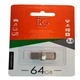 Флеш пам`ять TG ​​Metal 104 64GB 2в1 Type-C USB 3.0 універсальний T&G накопичувач/флешка для пристроїв/ПК/ноутбука/Samsung/Xiaomi/Huawei/Meizu Сталевий - изображение 2