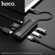 HUB HOCO HB43 7в1 Type-C to HDTV+SD/TF+USB3.0+USB2.0+Type-C 2.0+PD (0.2М) Multiport конвертер Адаптер перехідник Чорний - изображение 5