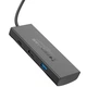 HUB HOCO HB43 7в1 Type-C to HDTV+SD/TF+USB3.0+USB2.0+Type-C 2.0+PD (0.2М) Multiport конвертер Адаптер перехідник Чорний - изображение 6