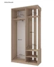 Прихожая Doros City One Door Дуб Cонома 110х45х210 см - изображение 4