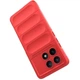 Силиконовый (TPU) чехол Deexe Terra Case для Xiaomi Poco X6 Pro - Red - изображение 3