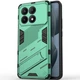 Защитный чехол с подставкой Deexe Bibercas для Xiaomi Poco X6 Pro - Green - изображение 1
