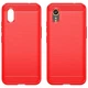 Силиконовый (TPU) чехол UniCase Carbon для Samsung Galaxy Xcover 7 (G556) - Red - изображение 2