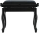 Банкетка для фортепіано GEWA Deluxe Classic Black High Gloss (G-130330) - зображення 2