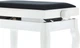 Банкетка для фортепиано GEWA Deluxe Classic White Matt (G-130340) - изображение 9