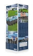 Каркасный бассейн Bestway 561ES Power Steel™ с фильтр-насосом 732 x 366 x 132 см, имитация дерева - изображение 3