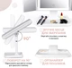 Дзеркало для макіяжу AIMED Makeup Mirror 360 LED White - зображення 5