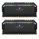 Модуль пам'яті для комп'ютера Corsair DDR5 32GB (2x16GB) 6200 MHz Dominator Platinum RGB Black (CMT32GX5M2X6200C36) - изображение 1