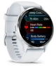 Смарт-годинник Garmin Venu 3 Silver Stainless Steel Bezel with Whitestone Case and Silicone Band (010-02784-50) - зображення 3