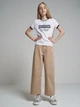 Підліткові штани-палаццо для дівчинки Big Star Sia 140 см Бежеві (5900714521431) - зображення 5